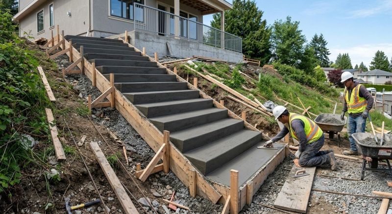 Steps Pouring in Salt Lake City, UT